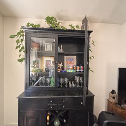 Pottery Barn Hutch And Table Set