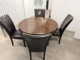 Five piece dining table set