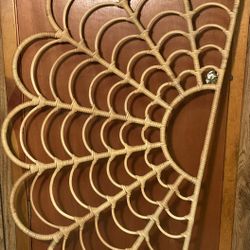 Rattan Floating Twin Size Headboard