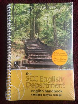 Santiago Canyon College English Department English Handbook