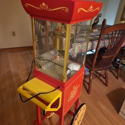 Vintage Popcorn Cart