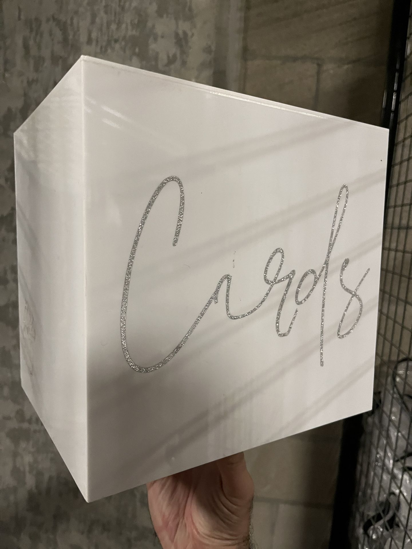 Wedding Card Box Acrylic