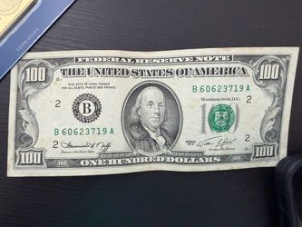 Vintage 1974 Series $100 Federal Reserve Note
