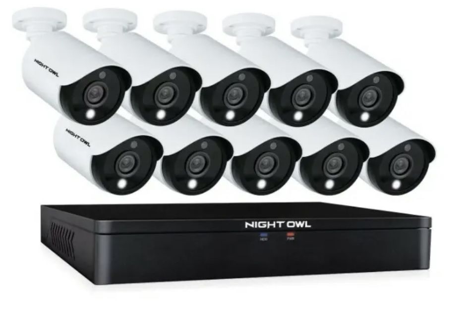 Night Owl CL-2CX161-10L 16 Channel Wired DVR with 1080p HD Wired Spotlight