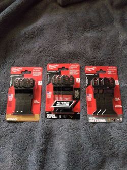Brand new Milwaukee multi-purpose tool blades