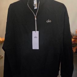 Alo 1/4 zip set joggers included with bags