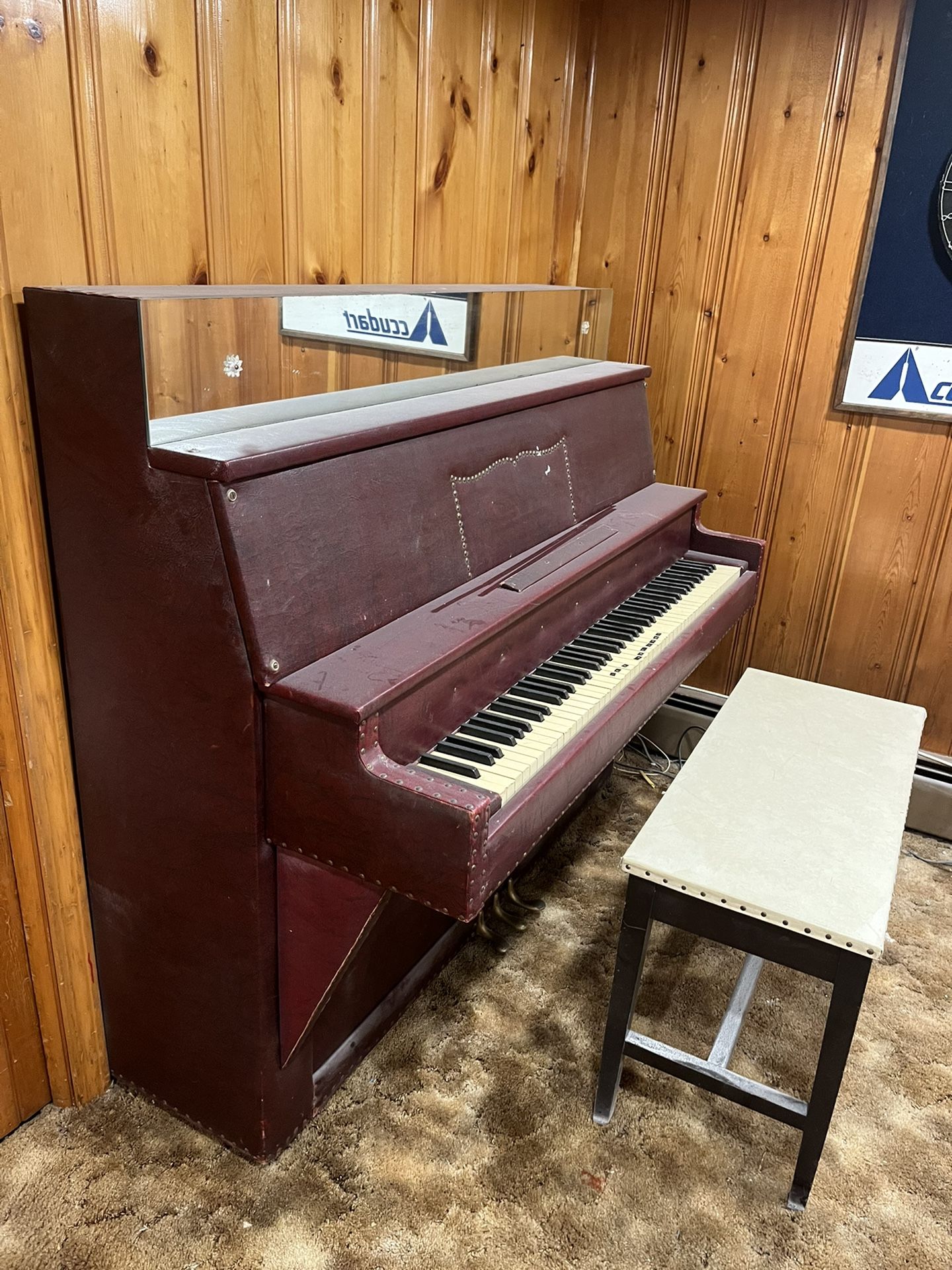 Piano With Bench