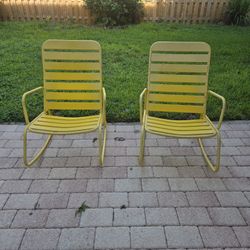 Set Of 2 Patio Rocker Chair 