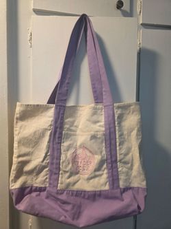 Trader Joe's Lavender Tote Bag Large