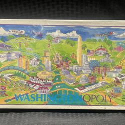 SEALED - Vintage Washington-Opoly A Cityopoly Monopoly Style Board Game