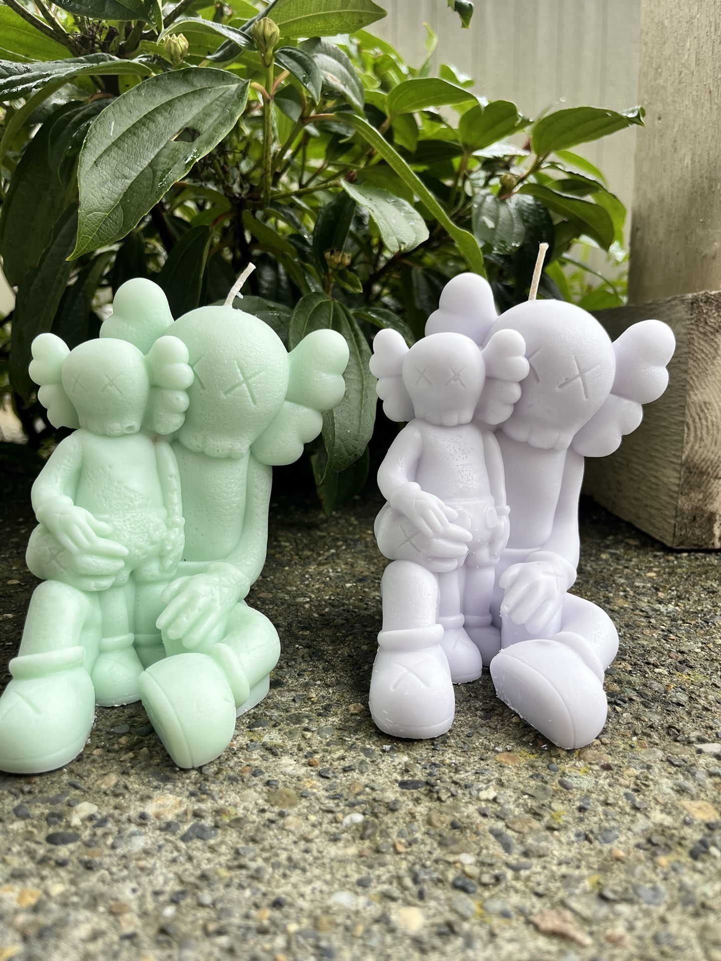 Kaws With Child Candle