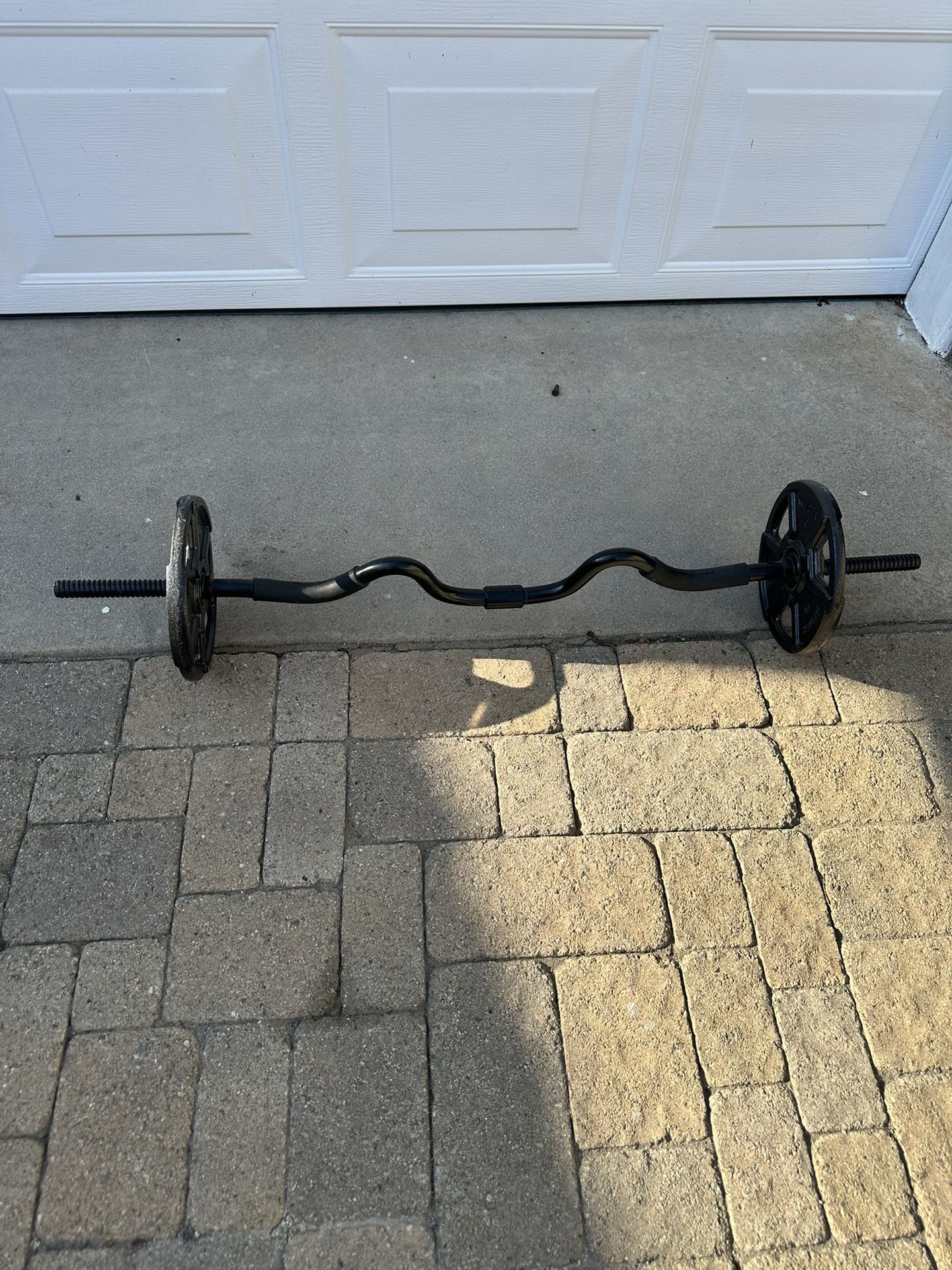 Weights Set Curved Bar