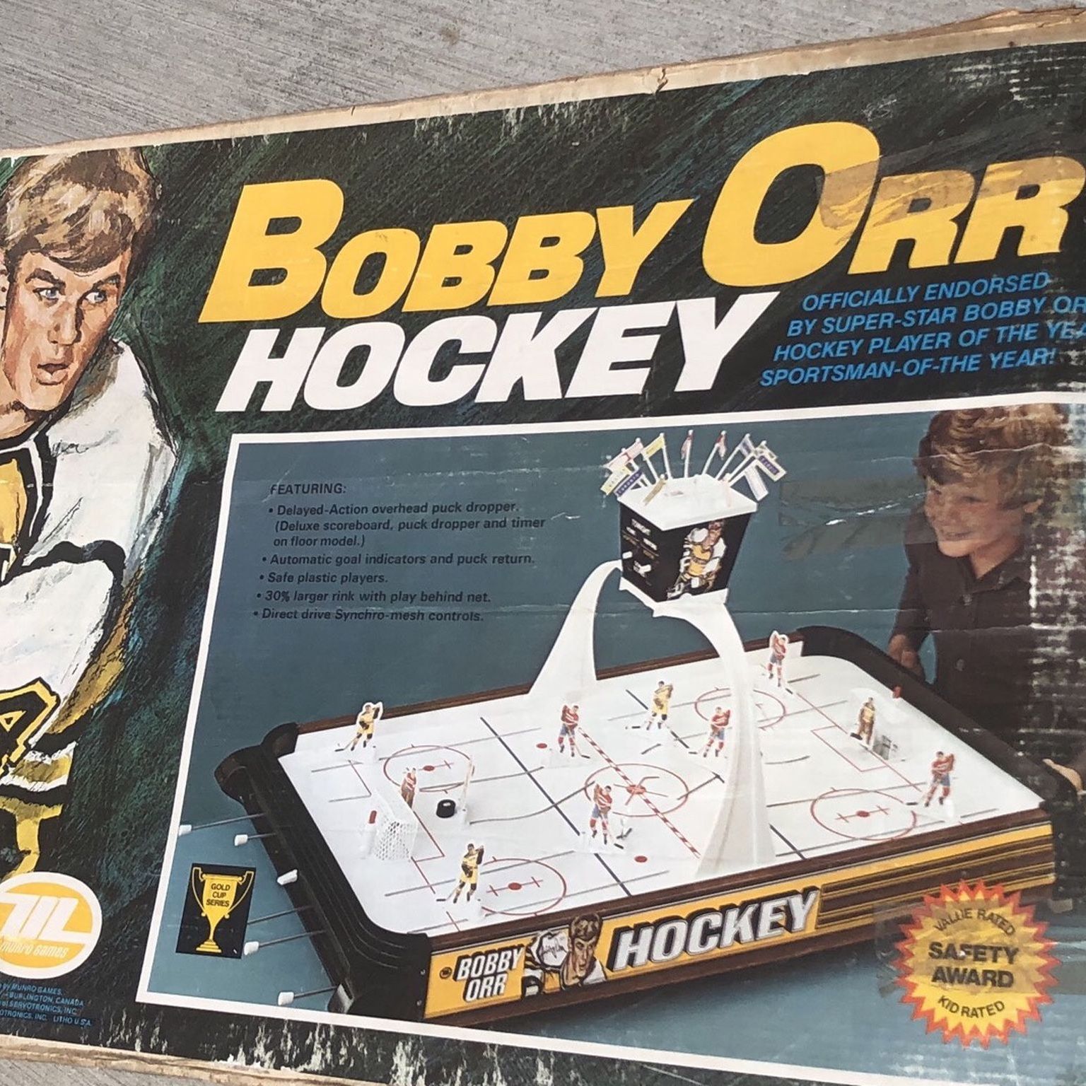 Bobby Orr Table Hockey Game Coleco 1970s