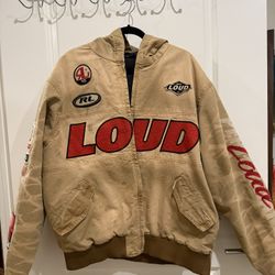 Rolling Loud 10 Year Mechanic Tan Jacket