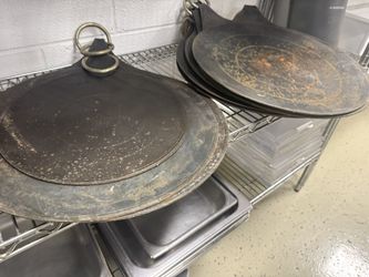 Steel Plate/Wok For Outdoor Grilling Or BBQ