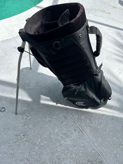Ping and Titleist Cart bag .Strata and Cleveland, stand golf bags