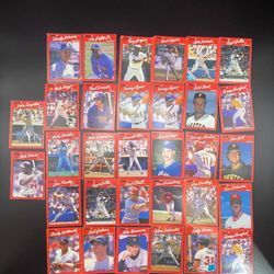32 baseball cards Donruss 1990
