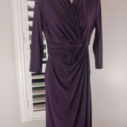 PURPLE SZ 4 95% POLYESTER 5 % SPANDEX JONES NY 