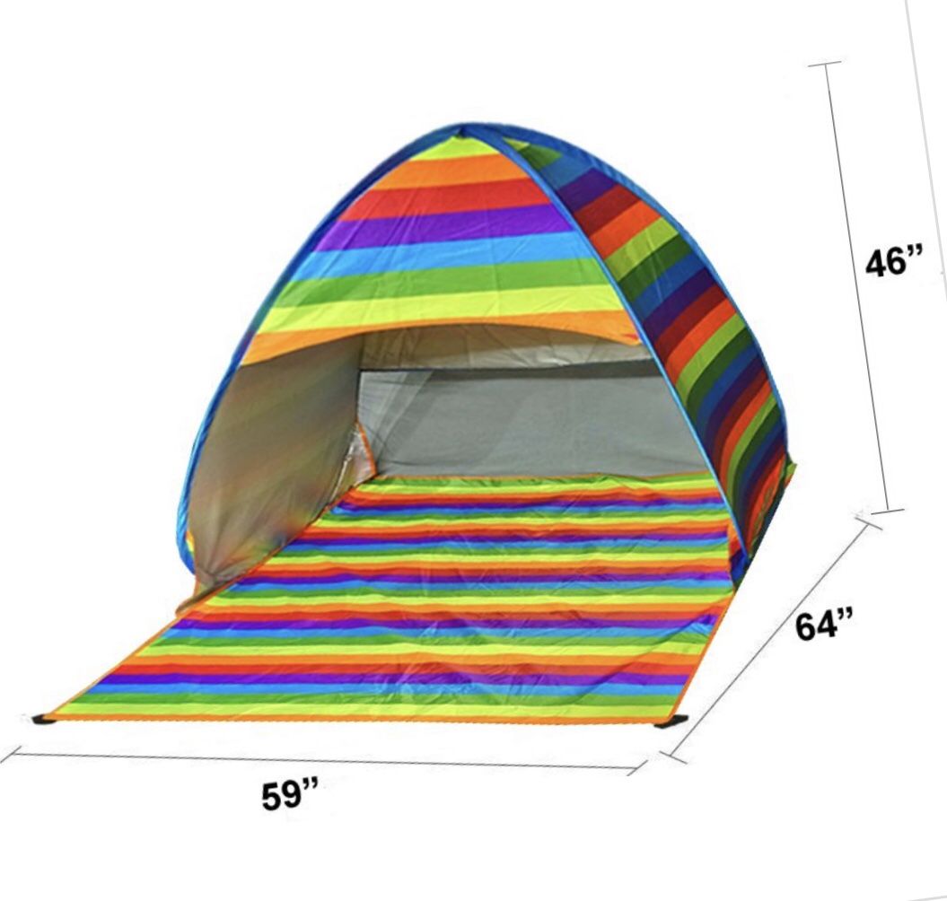 Pop up Camping or Beach Tents ready to use