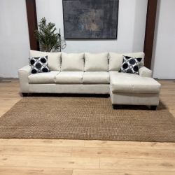 Brand New Cream Sectional Sofa 🚛 Same Day Delivery
