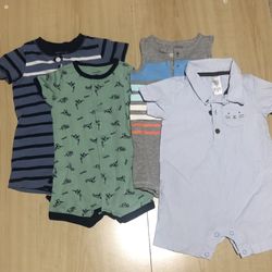 9 Month Short Onesies  (4 pcs)