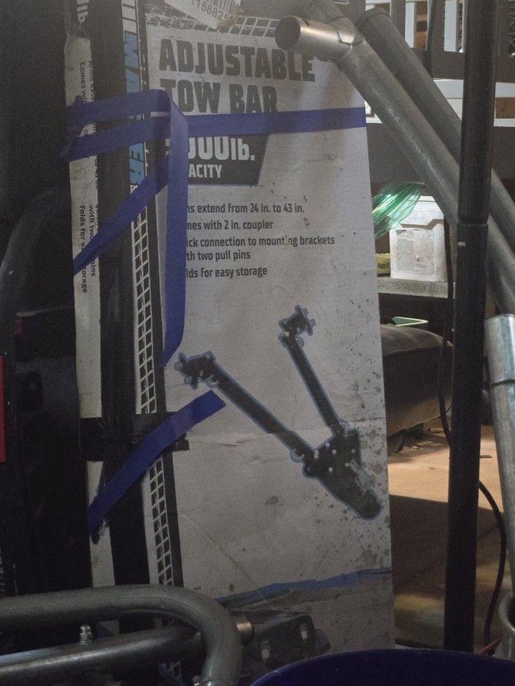 Haul Master 5000 Lb Adjustable Tow Bar $50