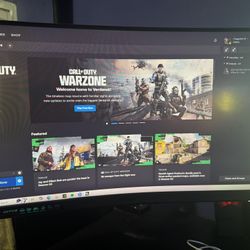 Curve MSI Monitor. 