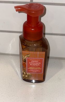 New Bath & Body Works Sweet Cinnamon Pumpkin Foaming Soap