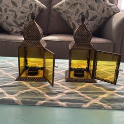 Hanging Glass Lanterns 