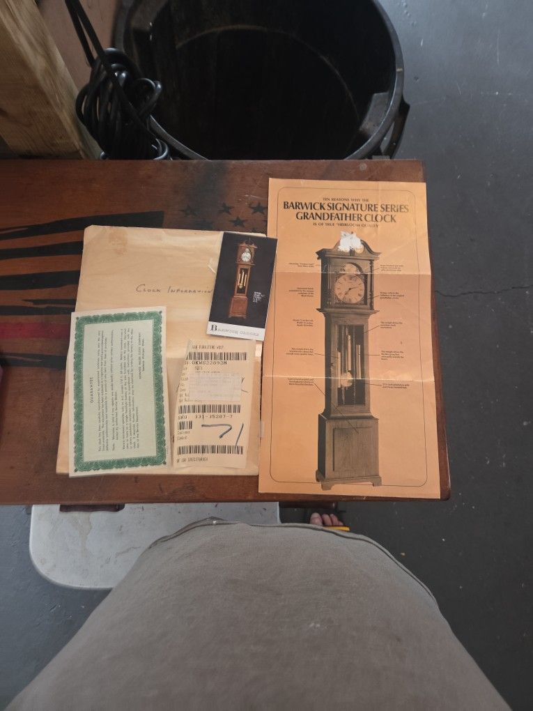 Barwick Grandfather Clock