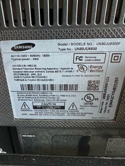 Samsung 50” smart Tv
