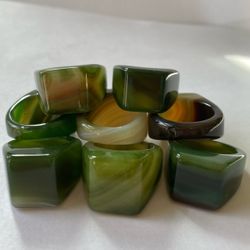 Agate rings