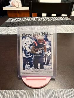 TreVeyon Henderson 2025 Greatest Hits Football Card