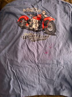 Harley Davidson and Wheels Through Time Shirt XXL