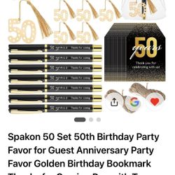 50 Sets Of 50yr Old Party Favors $10