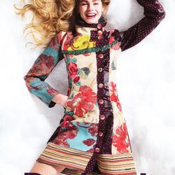 Desigual woman’s long jacket - size Medium - like new