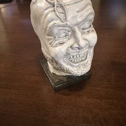 Head Bust Cast Of Jack Nicholson’s Character In Movie The Shining Here’s Johnny Face