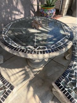 Cement Table