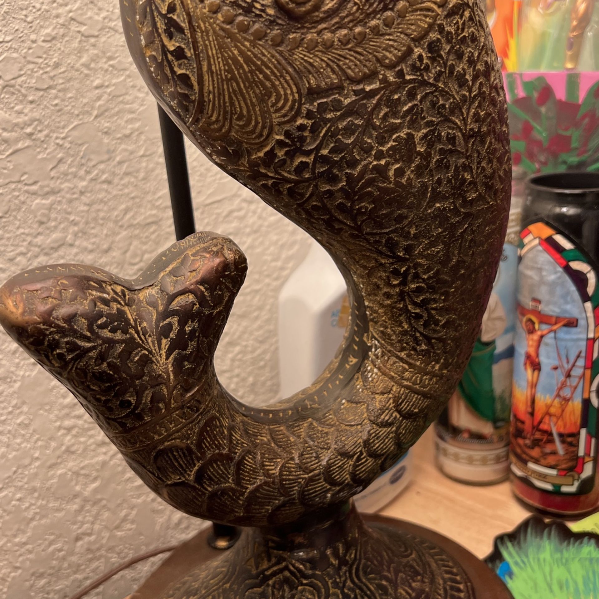 Bronze Fish Lamps