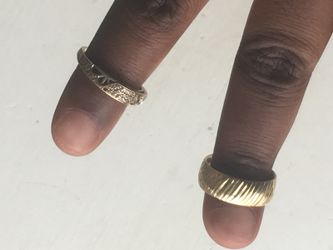 18k used gold rings