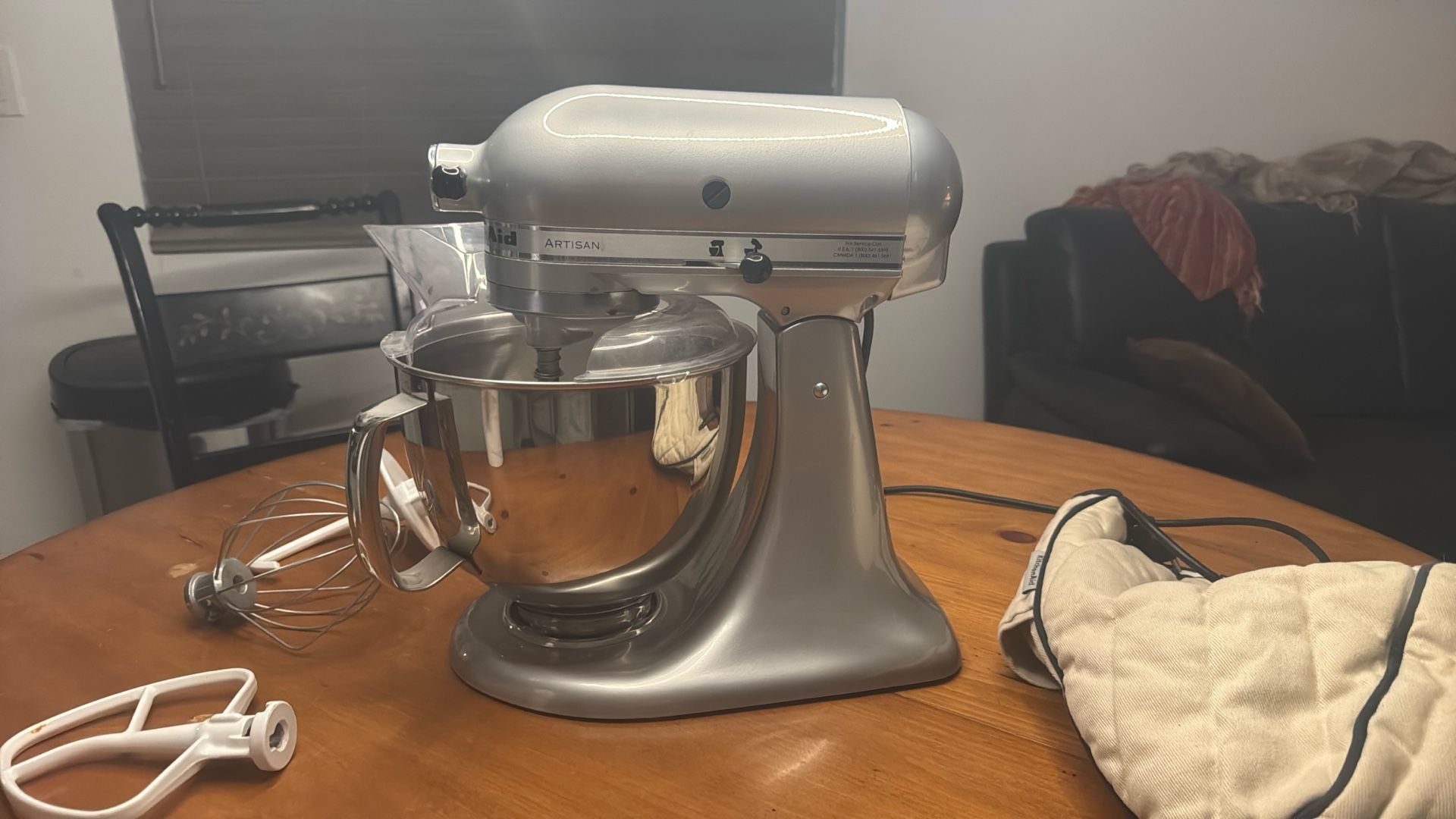 Kitchen Aid Artisan 10 Speed Mixer Gray