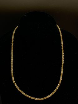 18" Gold chain #34045