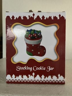 Stocking Cookie Jar