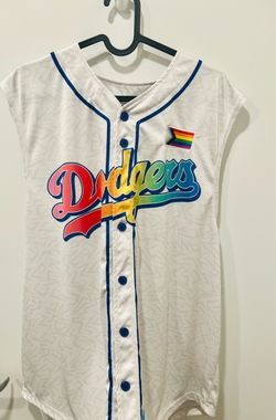 Official Los Angeles Dodgers LGBTQ+ Pride Night sleeveless jersey Size XL