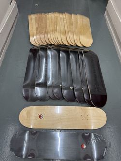 Blank skateboards graphics and parts