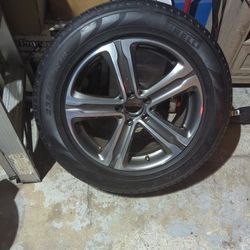 Brand New Tires And Rims With Air And All Of Them I Have Four Rims And Four Tires