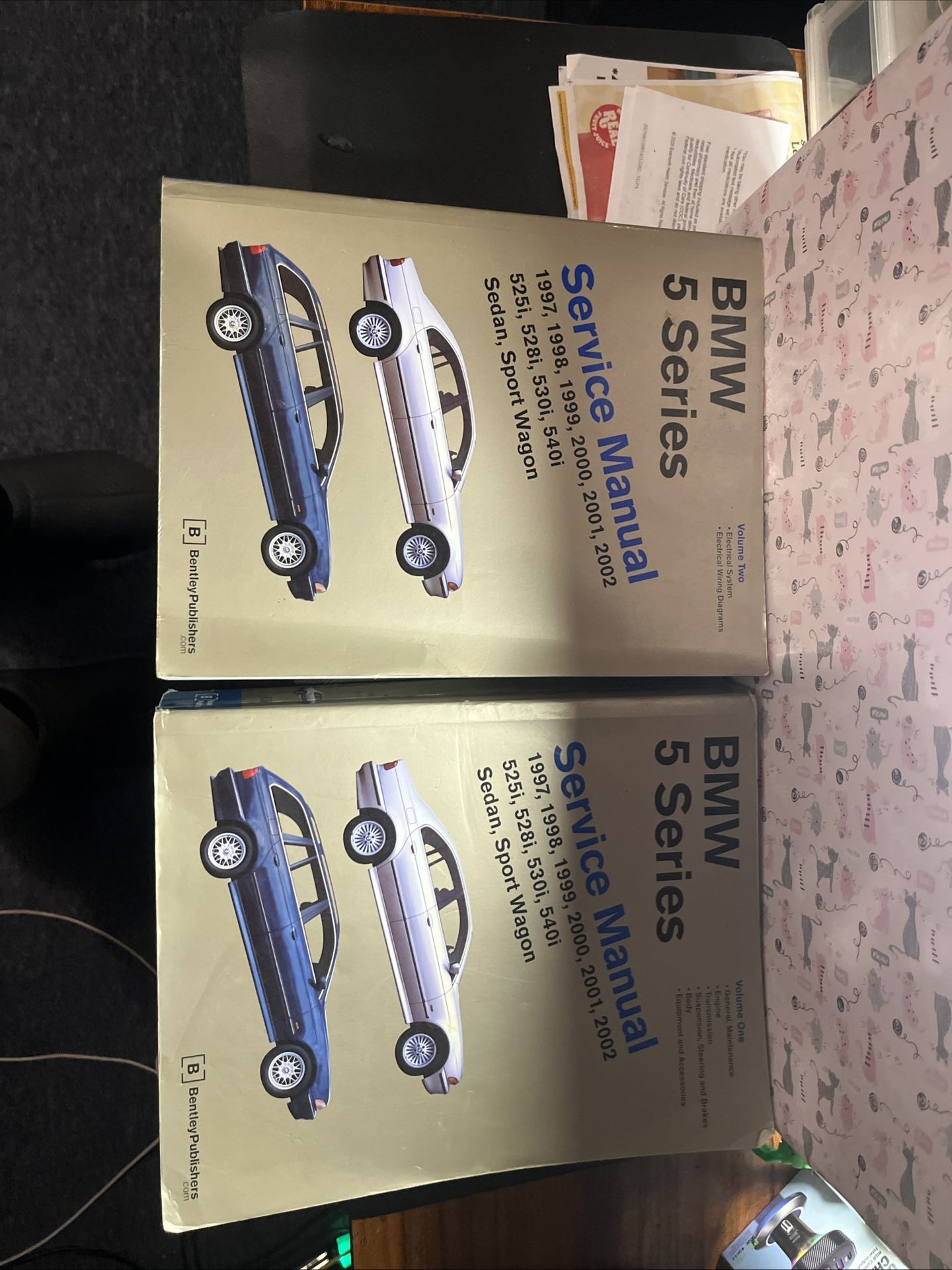 Two BMW 5 Series Service Manuals