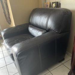 Leather Seat Sofa