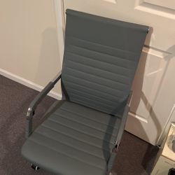 High Back Office Desk Chair Gray