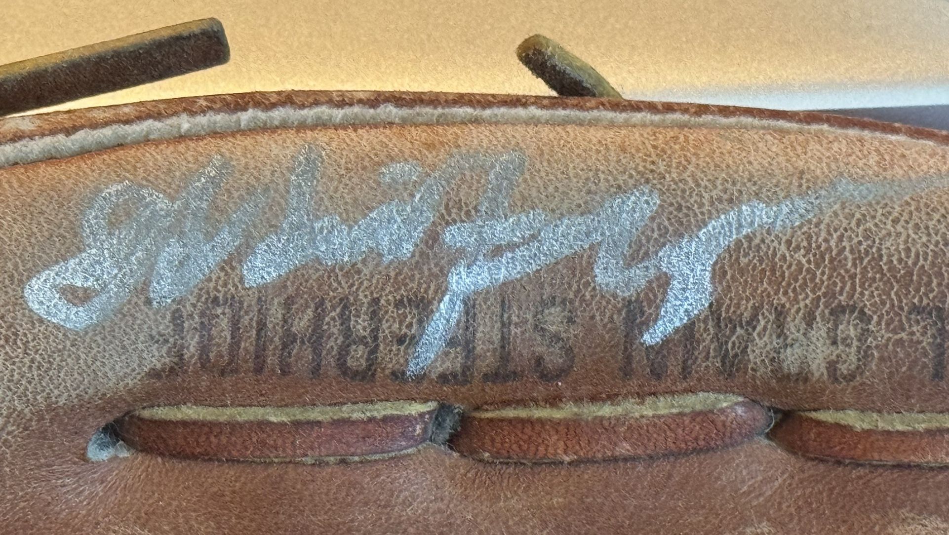 The King-Eddie Feigner, signed glove.